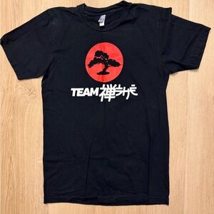 American Apparel Black T-Shirt “Team Roshe”